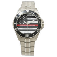 Firefighter Retirement Modern Years Thin Red Line