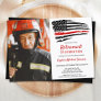 Firefighter Retirement Party Custom Photo Invitation