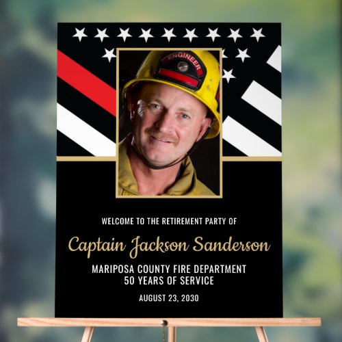 Firefighter Retirement Party Fireman Photo
