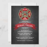 Firefighter baby best sale shower invitations