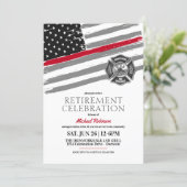 Firefighter Retirement Party Invitations | Zazzle