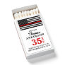 Firefighter Retirement Personalized Thin Red Line Matchboxes