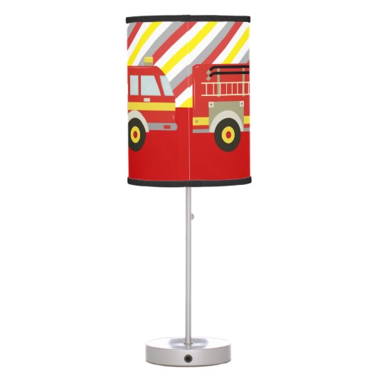 Firefighter room table lamp (Back)