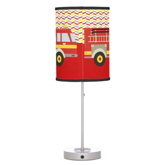 Firefighter room table lamp (Back)