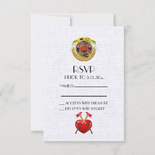 Firefighter RSVP Card