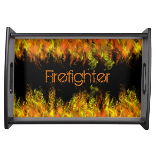 Firefighter Serving Tray