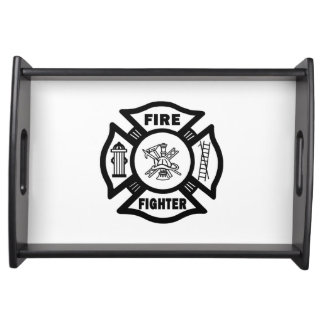 Firefighter Serving Tray