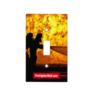 Firefighter Single Light Switch Cover