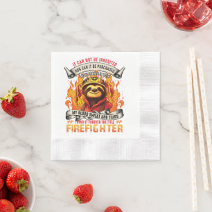 Firefighter Sloth Napkins