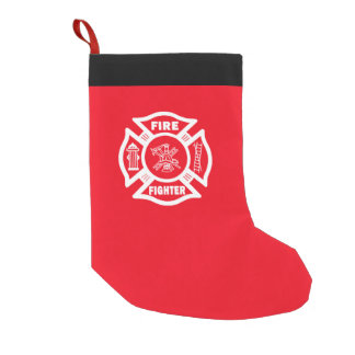 Firefighter Small Christmas Stocking
