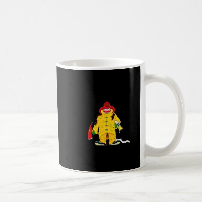 Firefighter Smoke Alarms Dont Save Lives  Coffee Mug (Right)