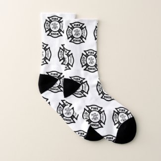 Firefighter Personalized Socks