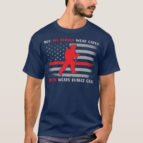 Firefighter Son Tee Proud Firefighter Dad Mom