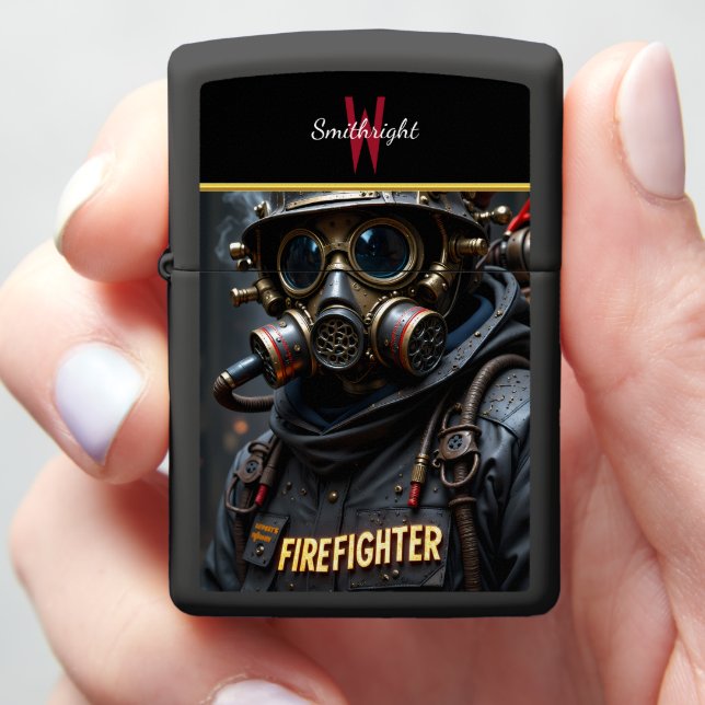 Firefighter Steam Punk Mask Lighter (In Hand)