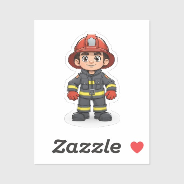 Firefighter  sticker (Sheet)