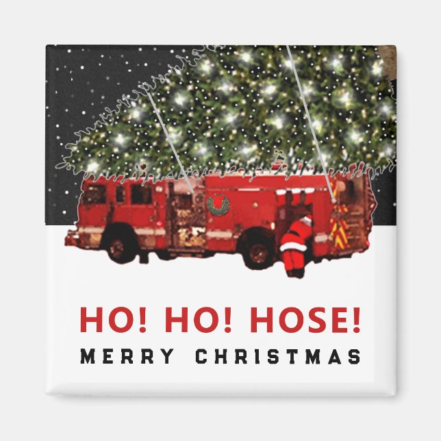 Firefighter Stocking Stuffers Magnet (Front)