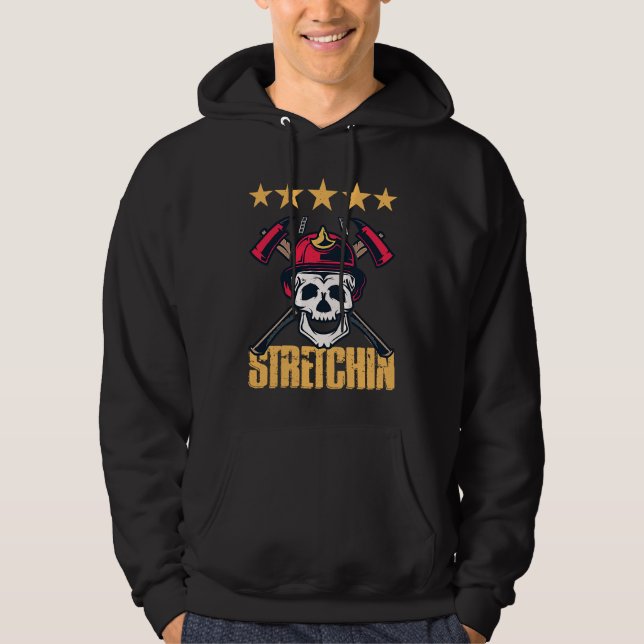 Firefighter Strechin Hoodie (Front)