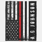 Firefighter Styled American Flag Full Custom