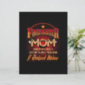 Firefighter Support - Fireman Proud Mom (Standing Front)