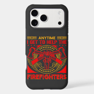 Firefighter supports  the community iPhone 17 pro max case