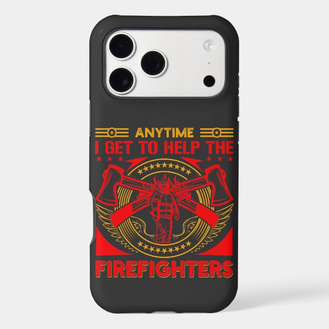 Firefighter supports  the community Case-Mate iPhone case (Back)
