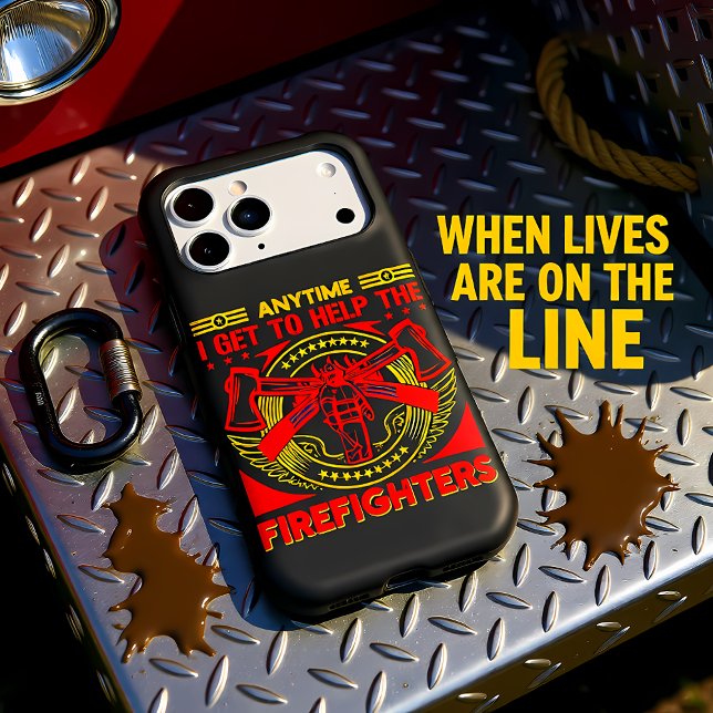 Firefighter supports  the community Case-Mate iPhone case (Creator Uploaded)