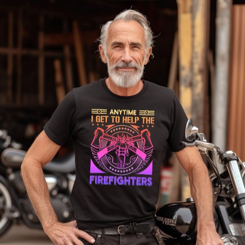 Firefighter supports  the community T_Shirt