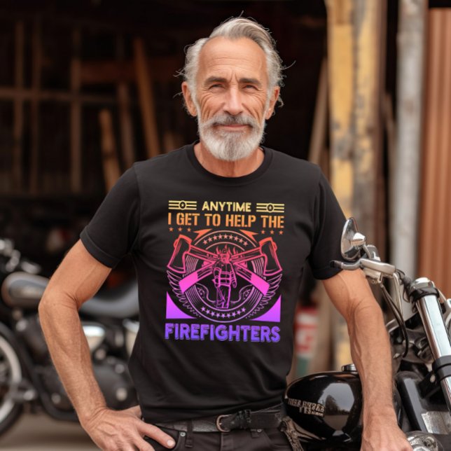 Firefighter supports  the community T-Shirt (Creator Uploaded)