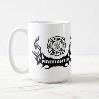 Firefighter Personalized Mugs and Drinkware