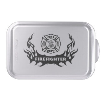 Firefighter Tattoos Cake Pan