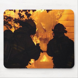 Firefighter Mouse Pads