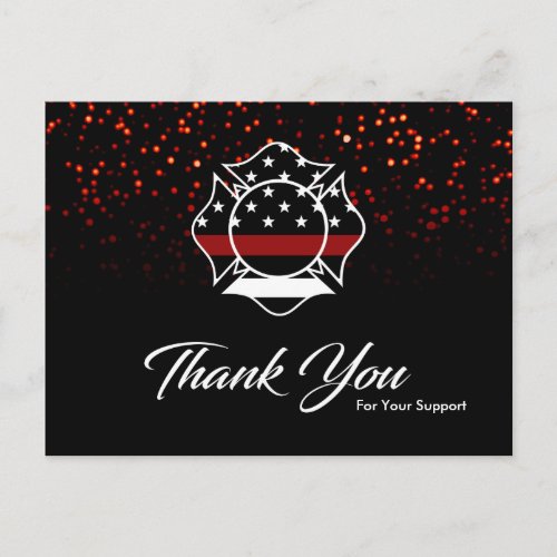 Firefighter Thank You Card