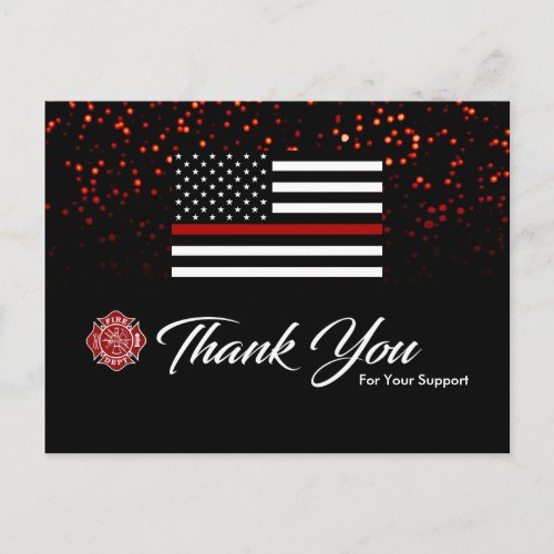 Firefighter Thank You Card