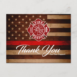 Firefighter Thank You Card