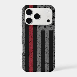 FireFighter Thin Red Line Flag iPhone 17 Pro Case