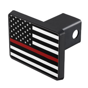 Firefighter Thin Red Line Hitch Cover 2" Receiver