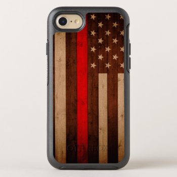 Firefighter Thin Red Line Otterbox Symmetry Iphone Se/8/7 Case by TheFireStation at Zazzle