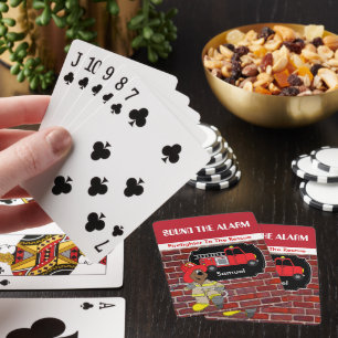 Firefighter to the Rescue Poker Cards