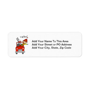 Firefighter to the Rescue T-shirts and Gifts Label