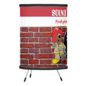Firefighter to the Rescue Tripod Lamp (Left)