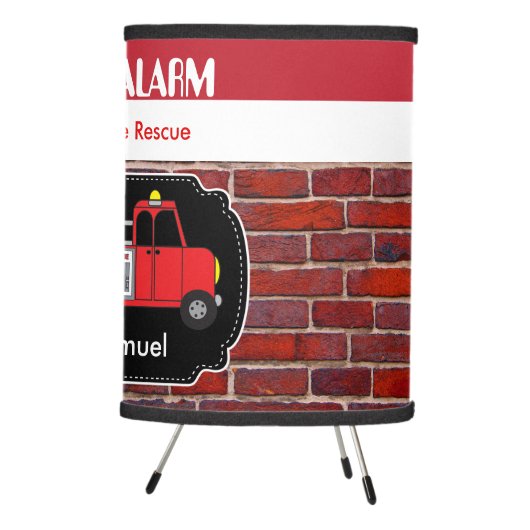 Firefighter to the Rescue Tripod Lamp (Right)