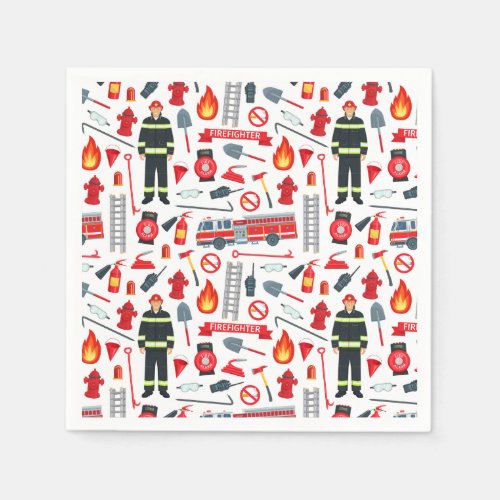 Firefighter Tools  Napkins