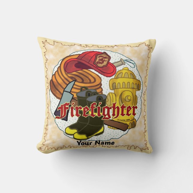 Firefighter Tools pillow (Front)