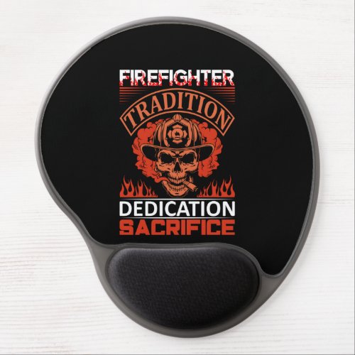 Firefighter Tradition Dedication Sacrifice 3Png Gel Mouse Pad