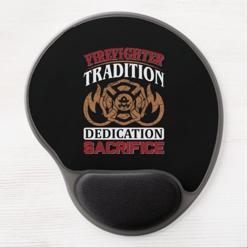 Firefighter Tradition Dedication SacrificePng Gel Mouse Pad