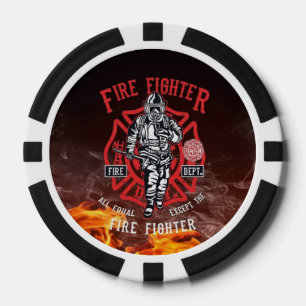 Firefighter Tribute Poker Chips – Firemen Set