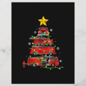 Firefighter Truck Christmas Tree Men Women (Front)