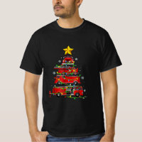 Firefighter Truck Christmas Tree Men Women