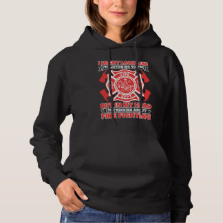 Firefighter Volunteer I Might Look Like Im Listeni Hoodie