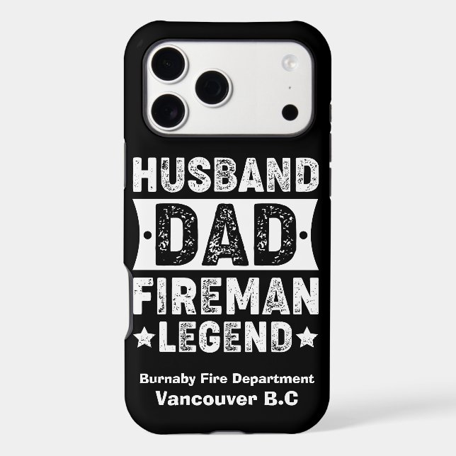 Firefighter wears legend shirt Case-Mate iPhone case (Back)